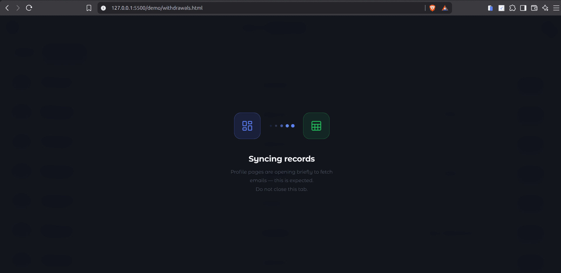 Records Sync preview 4